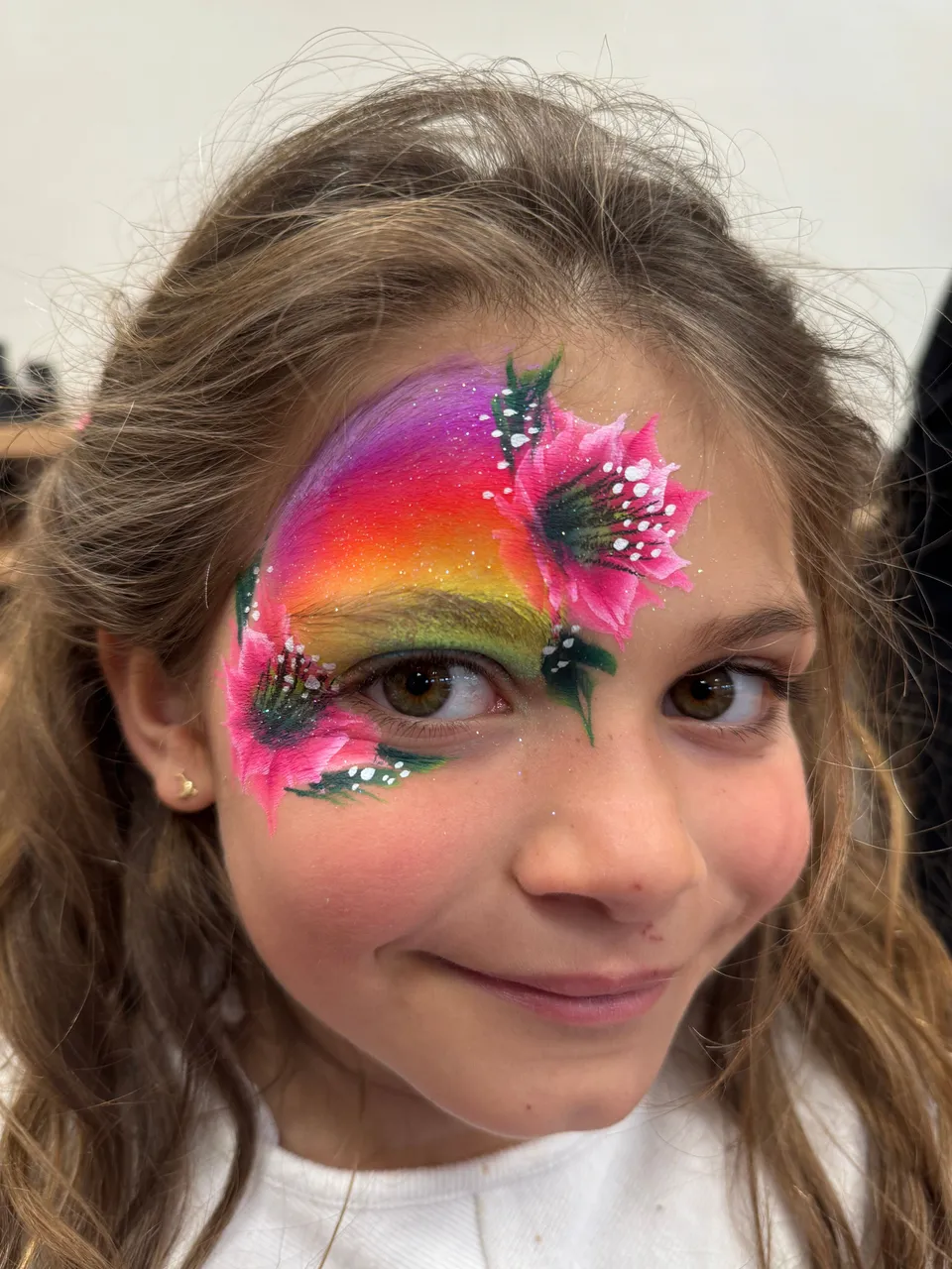 Œil de dragon aux couleurs de l’arc-en-ciel